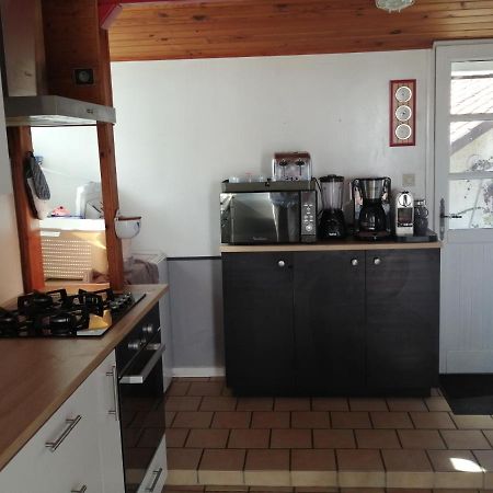 גוז'אן-מסטרה Maison Familiale En Bois Avec Piscine, Proche Du Bassin מראה חיצוני תמונה